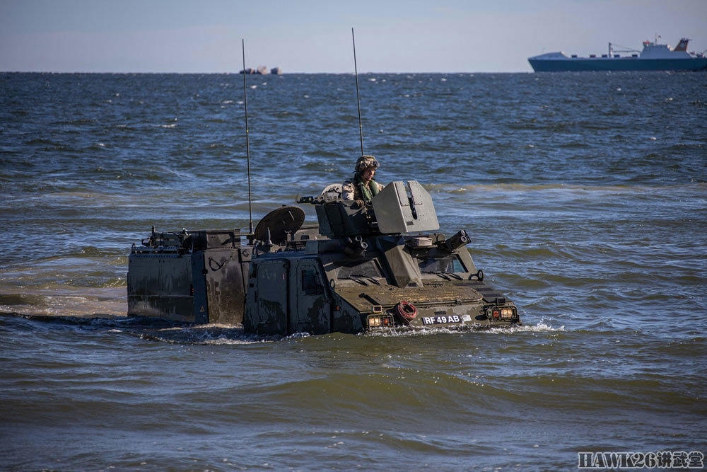Bv.206全地形车成功抢得C位 英国海军陆战队在爱沙尼亚登陆