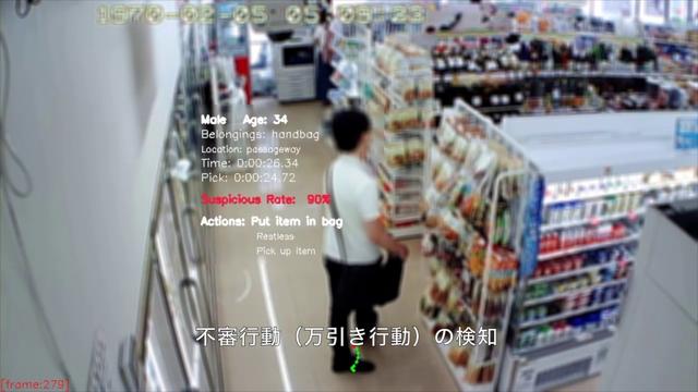 日本公司推出能监控人类行为的AI,可以预判偷盗发生! 日本公司推出能监控人类行为的AI,可以预判偷盗发生!