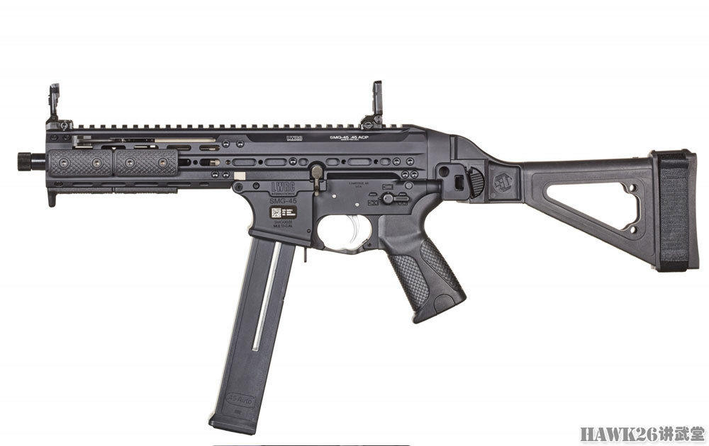 细品：LWRCI公司SMG-45 世界性能最佳.45 ACP口径冲锋枪