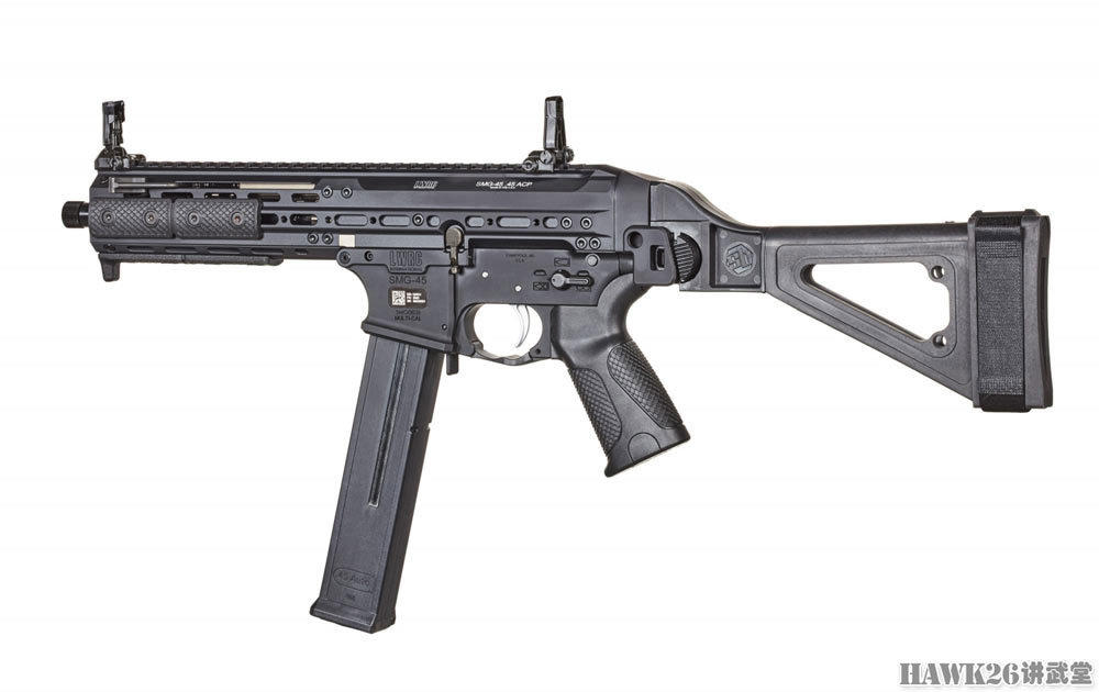细品：LWRCI公司SMG-45 世界性能最佳.45 ACP口径冲锋枪