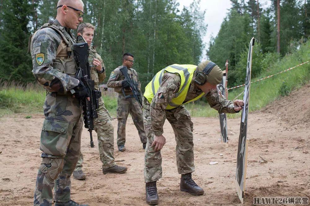 没有对比就没有伤害：法军在爱沙尼亚试射HK416F 英军发弹药