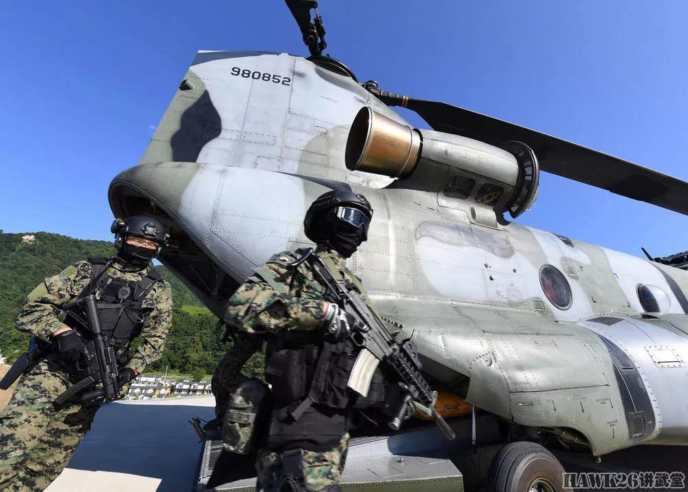 韩国在争议岛屿举行大规模演习 特种部队全副武装向日本示威