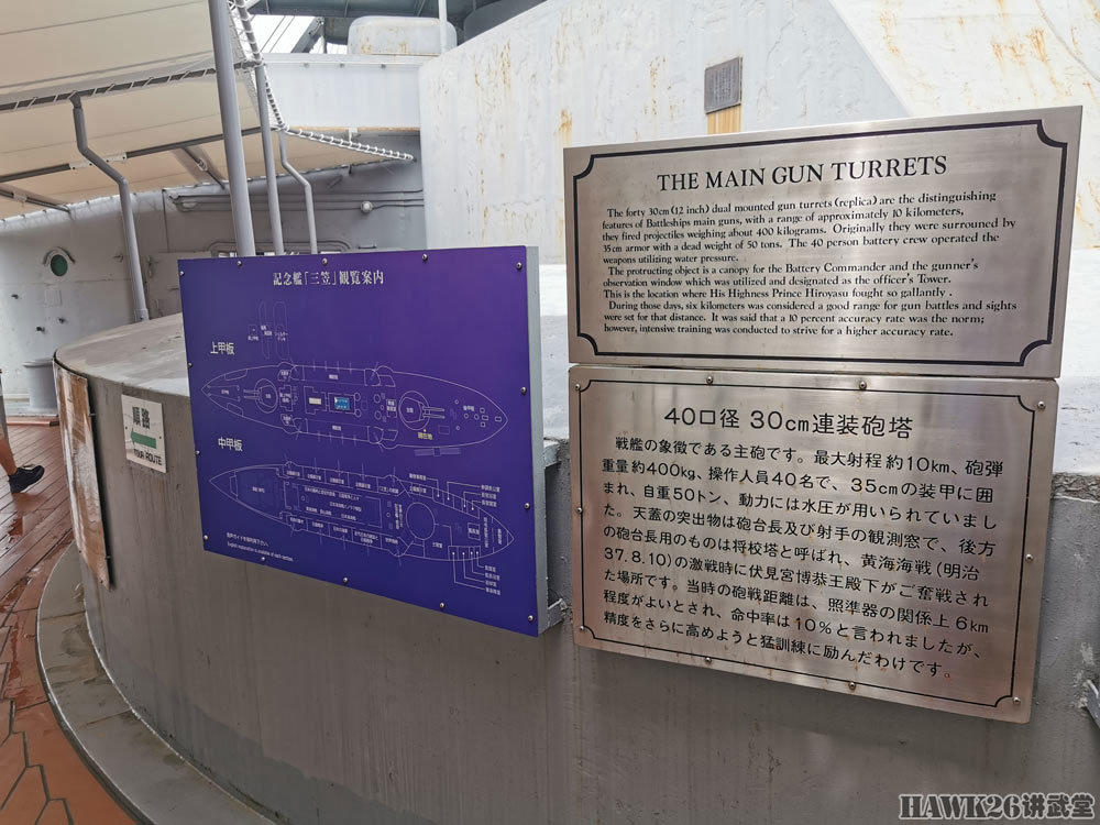 参观“三笠”号战列舰：钻进司令塔 东乡平八郎在这里指挥（下）