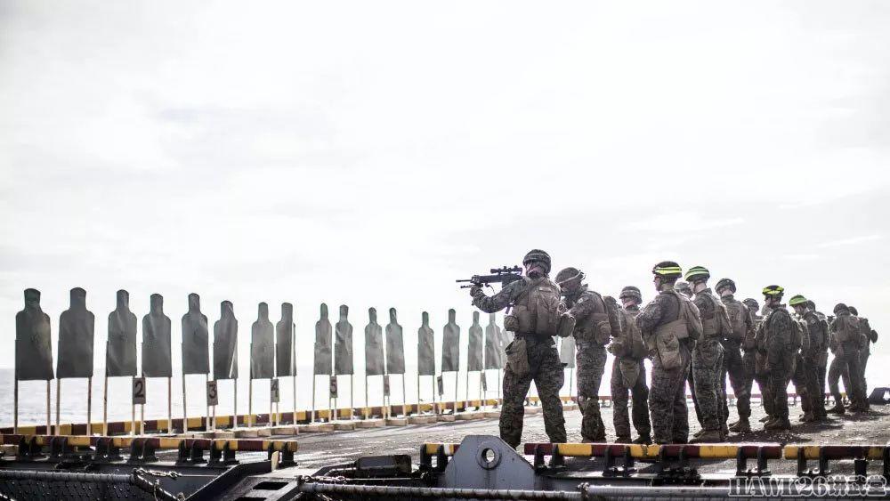 美国海军陆战队实弹射击训练 HK416正逐步普及 取代M4卡宾枪