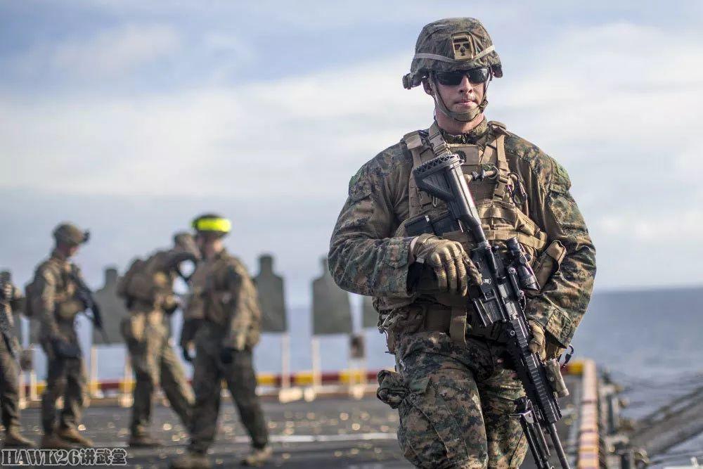 美国海军陆战队实弹射击训练 HK416正逐步普及 取代M4卡宾枪