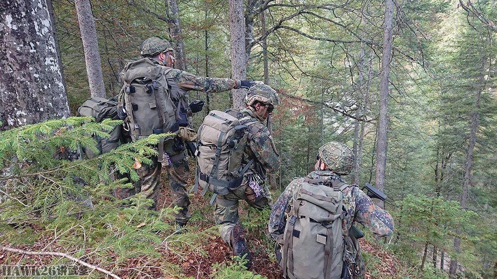 法比德奥四国山地步兵联合训练 难得一见的高技术兵种特殊技巧