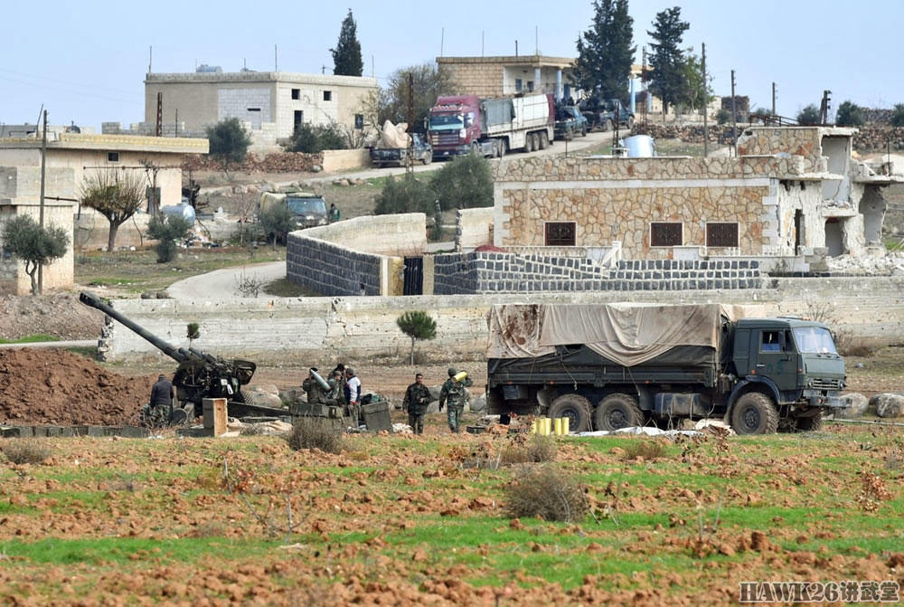 叙利亚政府军加强攻势 士兵骑摩托上前线 重型武器装备分外珍贵