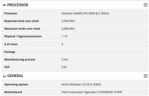 Intel 11代移动处理器曝光/NVIDIA RTX 2060降价 Intel 11代移动处理器曝光/NVIDIA RTX 2060降价