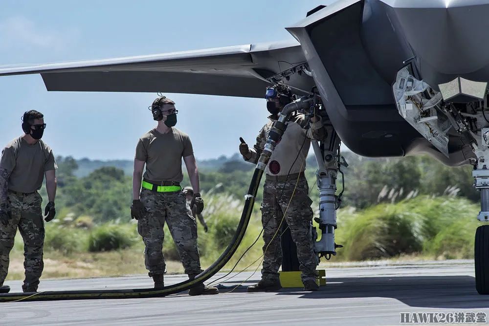 【图集】F-35现身野战机场 阿拉斯加战斗机中队赴关岛参加“游击战”